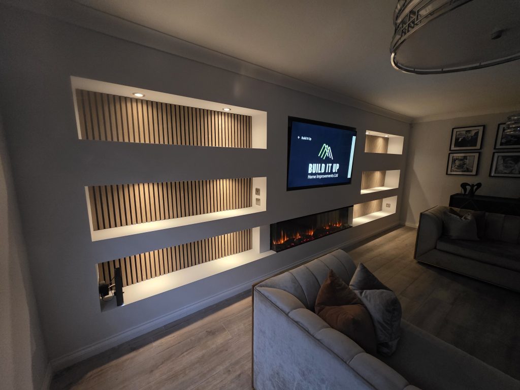 Finished Media Wall