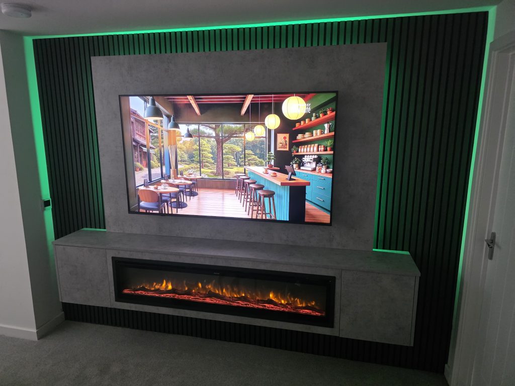 Green LED Media Wall